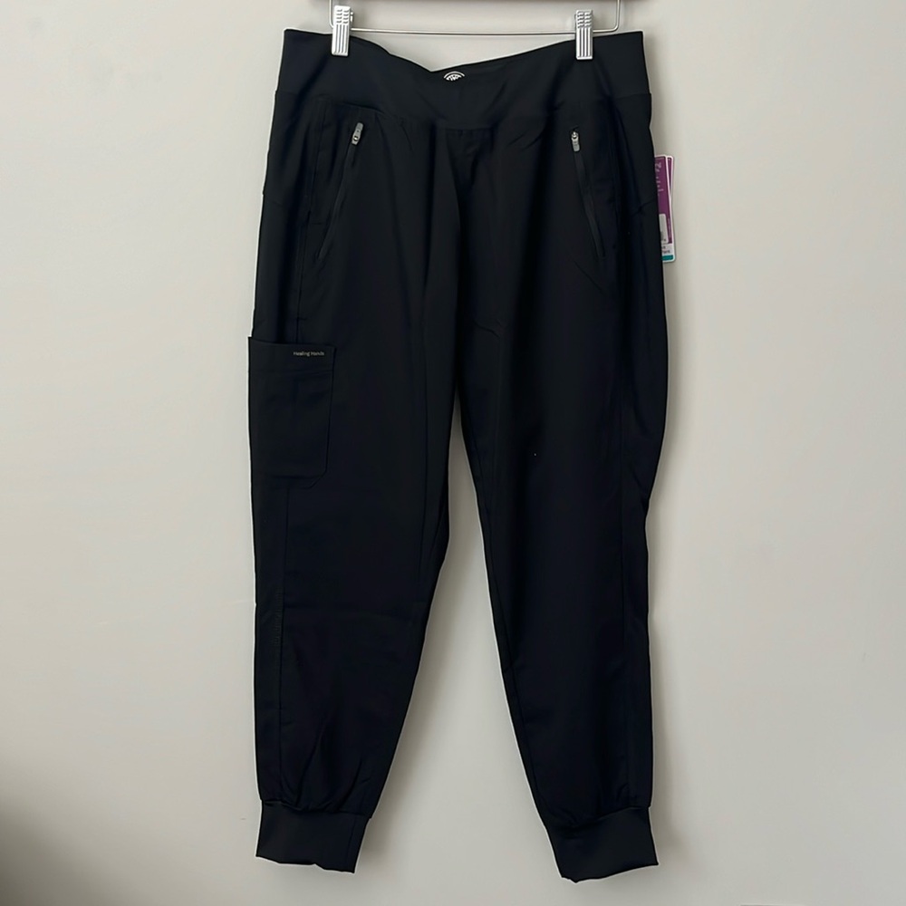 Healing Hands black scrub pants